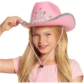 Boland - Hoed kind cowboy Glimmer Roze - 58 - Kinderen - Vrouwen - Cowboy - Indiaan