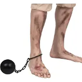 Boland bal met ketting