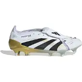 Adidas Predator Elite FT IJzeren-Nop Voetbalschoenen (SG) Wit Zwart Goud