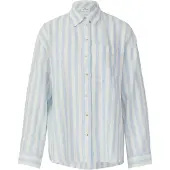 s.Oliver Blouse lichtblauw / wit