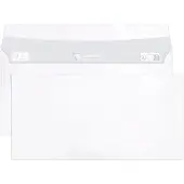 Clairalfa enveloppen DL 110x220 mm wit 80g 500 stuks