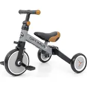 Milly Mally 3-in-1 fiets, model Optimus, kleur grijs