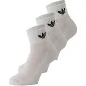 Adidas Enkelsokken Mid-Cut 3-Pak - Wit/Zwart