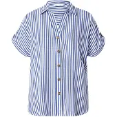 ONLY Blouse 'ONLYasmin' donkerblauw / wit