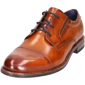 Bugatti heren veterschoenen, bruin (cognac), maat 40