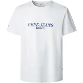 Pepe Jeans Shirt 'Tadeo Tee' navy / wit