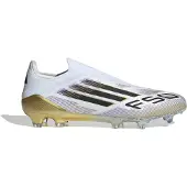 Adidas Voetbalschoen 'F50 Elite Laceless' goud / donkerlila / zwart / wit