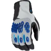 KLIM Baja S4, handschoenen ,lichtgrijs/zwart/blauw ,XL