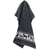 Bunzlau Castle Keukendoek Dogs Anthracite