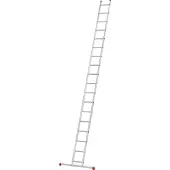 Hailo aluminium enkele ladder S60 ProfiStep UNO, 18 sporten