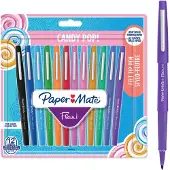 Ginza.se Flair-viltstiften | Medium punt (0,7 mm) | Diverse Candy POP-kleuren | 12 stuks