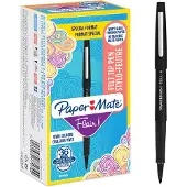Paper Mate Flair-viltstiften | Medium punt (0,7 mm) | Zwarte inkt | 36 stuks