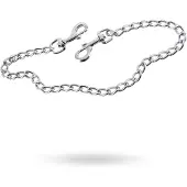 Zado - Bondage BDSM Schakel Ketting met Karabijn Haken voor Gehoorzaamheid – Zilver