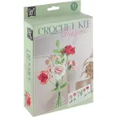 Creative Craft Group Haakset Bloemen Boeket Roze 21x16x5cm