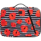 Exacompta laptophoes 15-16 inch poppy, gewatteerd met hoekbescherming, uitschuifbaar handvat, 58% gerecycled