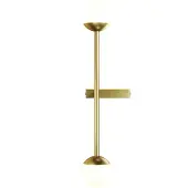 Maytoni LED-wandlamp Touch, dimbaar, messing / goud, Woon-/ Eetkamer, metaal, LED wandlamp