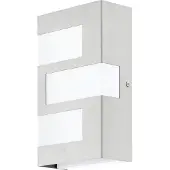 Eglo RALORA, Buitenwandlamp, RVS, Kunststof, RVS, IP44, Klasse I, Wit