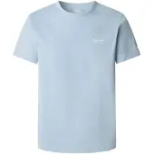 Pepe Jeans Shirt duifblauw / wit