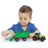 MOLTO Tractor Met Licht En Geluid Aanhanger En Dier
