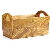 Hendi Brooddoos Olijfhout 245x198x194 mm, Brood bewaren, Bruin