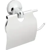 Haceka Aspen toiletrolhouder met klep chroom