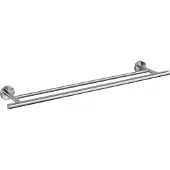 Wenko Bosio handdoekstang duo RVS mat