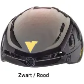 Viking Sparrow Schaats Helm Incl Vizer Zwart / Rood M (55-58 Cm)