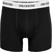 Only & Sons Boxershorts 'ONSFitz' zwart / wit