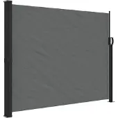 vidaXL Windscherm uittrekbaar 160x500 cm antracietkleurig
