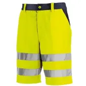 TeXXor Signaalbroek Erie felgeel/marineblauw