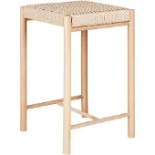 House Nordic Barkruk Abano | hout naturel 42x42x66.5 cm barkrukken | NADUVI