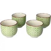 Ritzenhoff & Breker Set van 4 theemokken 100ml Lime Sao - Ritzenhoff 744941