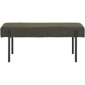 House Nordic Bankje Swindon | polyester groen 36x42.5x100 cm bankjes | NADUVI