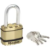 Masterlock Hangslot Excell 45mm, b. 38mm, O8mm - M1BEURDLF