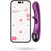 HoneyPlayBox Tempo G-Spot Vibrator Met App 21 cm Paars