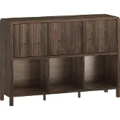 En.casa Dressoir Lukkodso walnootkleurig 110x30x77 cm []