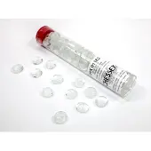 Chessex Glass Gaming Stones - Catseye White (40+)