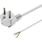 ELP AANSLUITSNOER 3M EURO 3 X 0.75MM² WIT