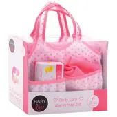 Baby Rose Luiertas voor pop - Met accessoires en verschoonkussen