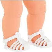 Corolle sandalen poppenaccessoire wit 36cm Mon Grand Poupon.