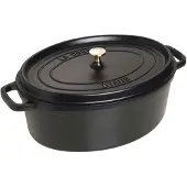 Staub Braadpan Cocotte Ovaal Zwart 37 cm