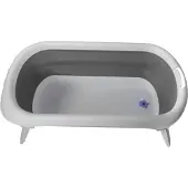 BabyDan 30l Baby Bathtub Zilver Kinderen