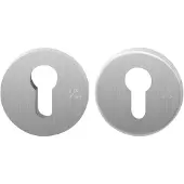 GPF bouwbeslag Veiligheidsrozet rond 54 mm SKG*** RVS geborsteld - RVS geborsteld
