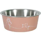 Zolux love voerbak hond roze