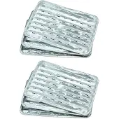 Fackelmann Set van 10 aluminium bakjes 34 x 23 cm Barbecue