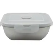 Fackelmann Lunchbox roestvrij staal 400 ml magnetronbestendig met deksel