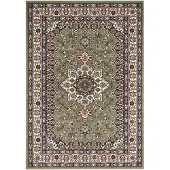 Home Collection Vloerkleed Parun Tabriz Rechthoekig - groen 160 x 230