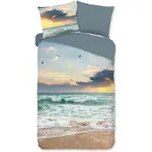 Pure dekbedovertrek Samui zee - microvezel - 140x220