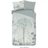 Good Morning Dekbedovertrek Katoen Renforcé Charles - grey 140x200/220cm