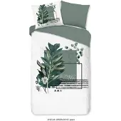 Pure Dekbedovertrek Micropercal Green Boho - green 140x200/220cm